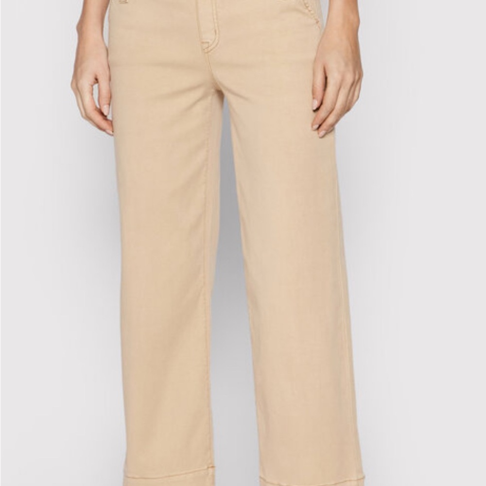 Spanx Tan Wide-Leg Pants